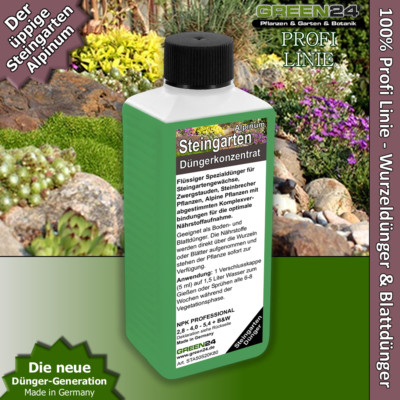 Steingarten-Dnger Alpinum NPK Flssigdnger fr Steingarten-Gewchse,  Stauden | eBay.de