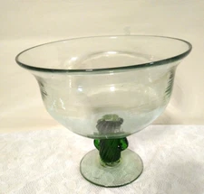 Large Cactus Stem Hand Made Margarita Style Serving Bowl 8 "x 8.5" 64+ oz.