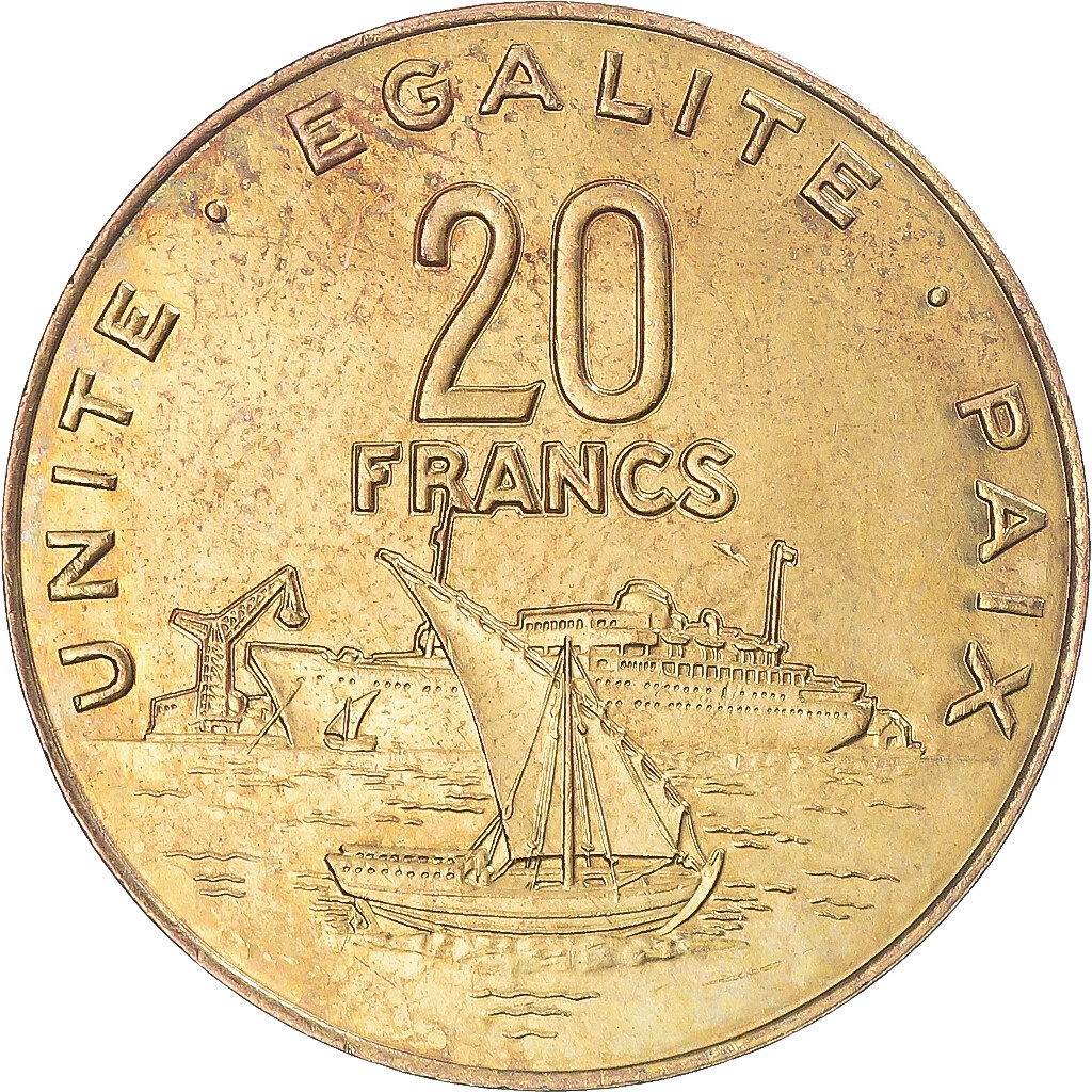 1345884] Coin, Djibouti, 20 Francs, 2017 | eBay