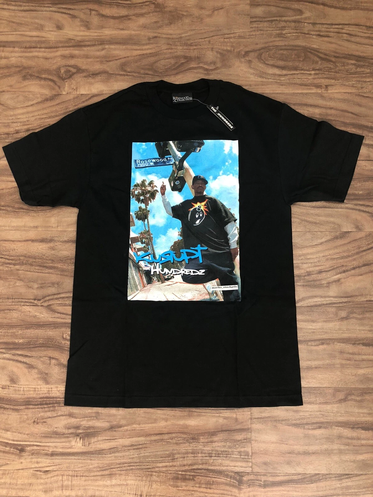 TEE SHIRT COLLECTION THE CENTUNDES KURUPT ADAM BOMB ROSEWOOD SUPREME NOIR TAILLE M