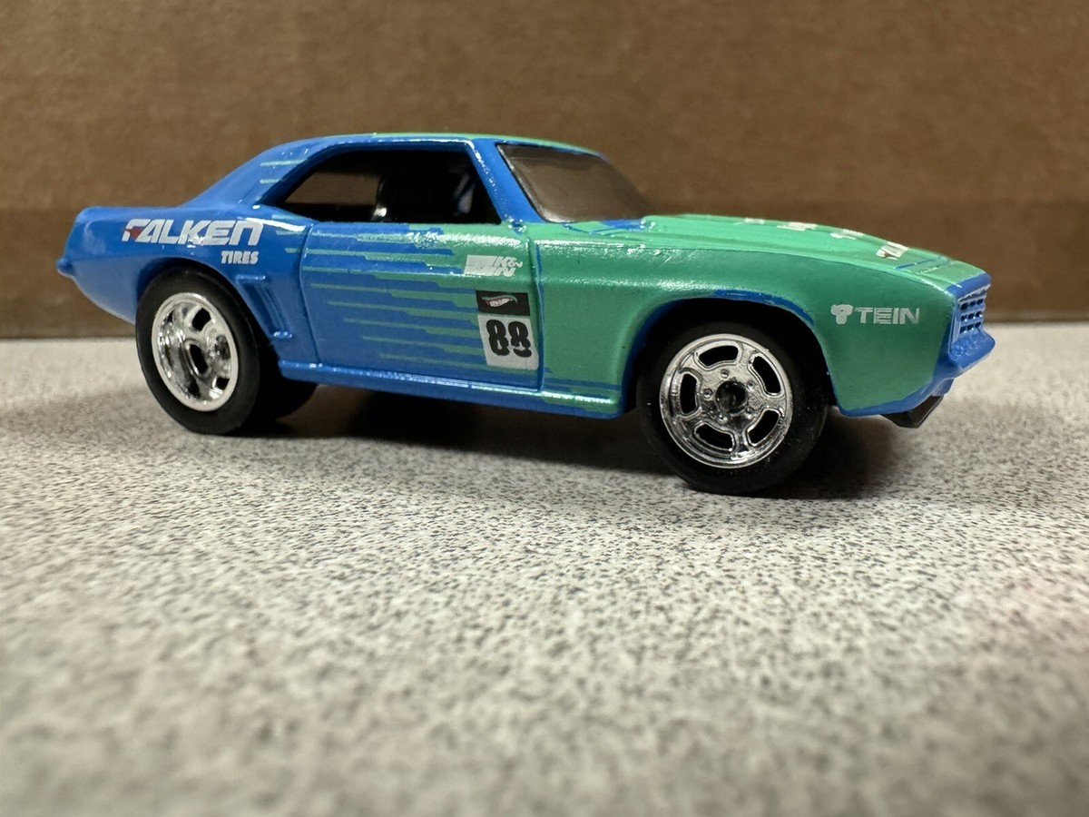 Hot Wheels Falken '69 COPO Camaro 1969 LOOSE Wheel Swapped With Real Ryders