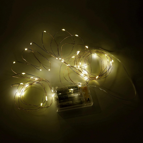 Battery Operated Christmas Lights, Led Fairy Lights for Bedroom and Christmas De