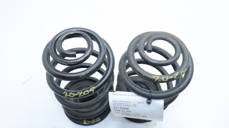 Par de muelles helicoidales traseros izquierdo/derecho para BMW Z3 66271 96-98 Foto 3 de 4