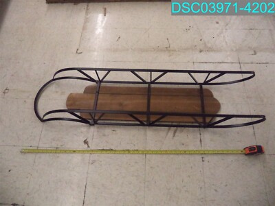 K & K INTERIORS HOME DECOR SNOW SLED 49-1/4'' L X 11-1/8'' W