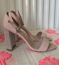 Dune Blush Diamanté Sandal Size 3 Brand New £85