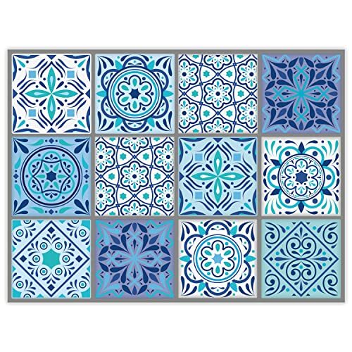 Tovagliette di carta motivo mandala e Santorini, 100 pezzi, 30 x 40 cm, (z7D)