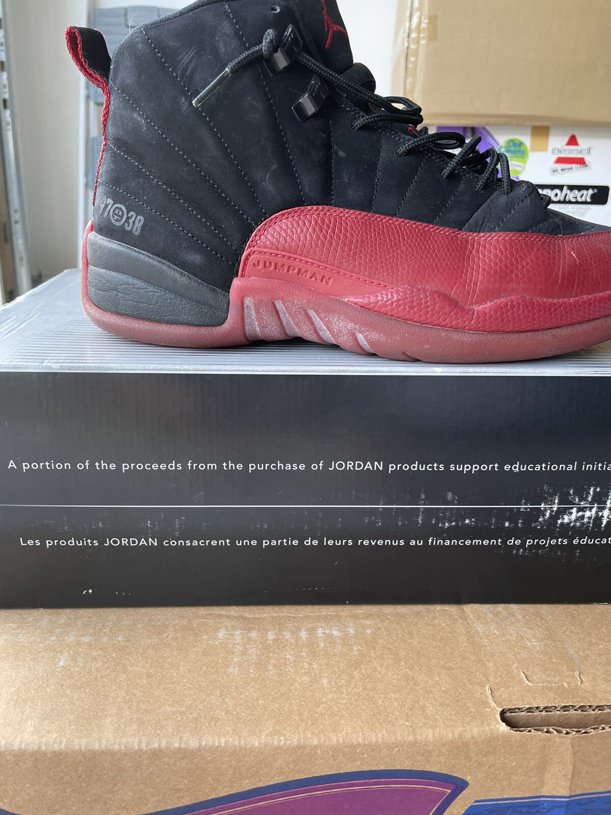 Size 12 - Jordan 12 Retro Flu Game 2009 