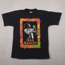 Vintage Bob Marley T Shirt Mens Large All Over Print 90s 1996 Sun Island Jamaica