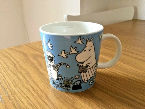 Arabia Moomin Mug Cup Peace Vintage Out of Print 1990s Finland