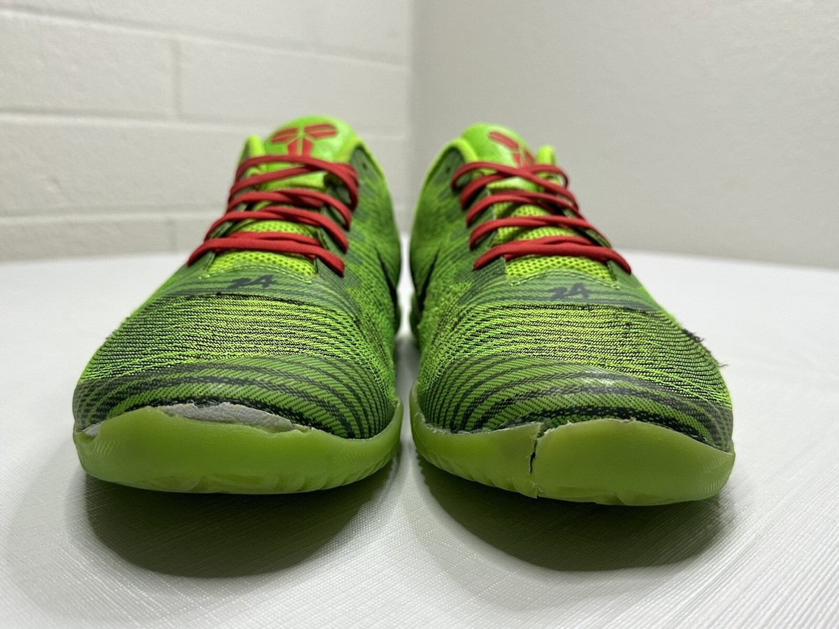 Nike KB Mentality 2 Grinch Shoes Size 11 Electric Green/Black/Volt