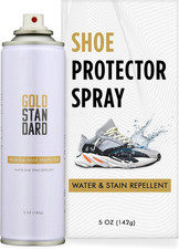 Water-Repellent Shoe Protector Spray, Waterproof for Suede, Leather, White Sneak