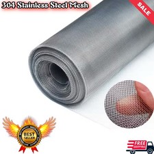 1-8M Stainless Steel Rat Mesh Rodent Proofing Woven Fine Wire Metal Netting Roll