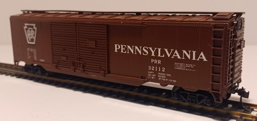 Coche de caja escala HO BEV/BEL ATHEARN PENNSYLVANIA RR 50' # 32112 ¡Construido! Kadees | Condition: Used