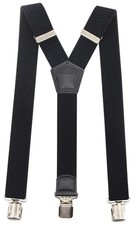 Premium Men's Y-Back Suspenders Stretch Perfect 1.5" Width for Work Style For...
