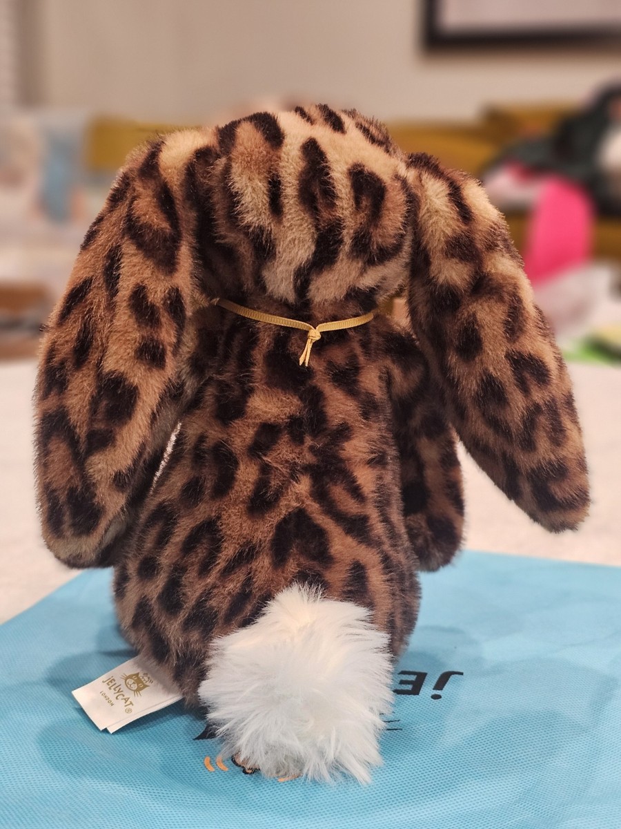 AUTHENTIC JELLYCAT COBBLEHOP Bunny Leopard Ruby EXCLUSIVE NWT and