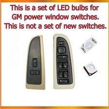 Led Kit For Gm Power Window Switches 2003-06 Silverado Tahoe Yukon Escalade