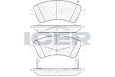 Bremsbeläge für Toyota Verso VAN Auris Kombi Corolla Limo Avensis 06-18