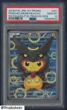 2016 Pokemon Japanese XY Promo #231 Poncho Wearing Pikachu Rayquaza PSA 10