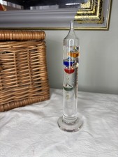 Small Galileo Thermometer 18cm Collectable Scientific Decorative Gift Idea