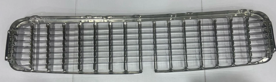 POLISHED STAINLESS STEEL GRILLE ASSEMBLY FITS 1955 CHEVY - Image 3 of 4