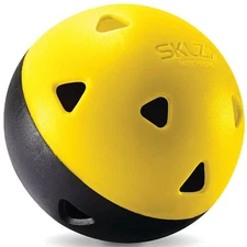 SKLZ Mini Impact Training Baseballs 12-Pack - Black/Yellow