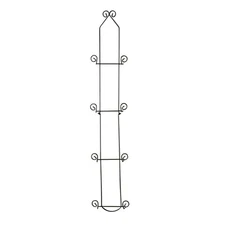Vertical Wall Plate Rack, Black Display (4 Tiers) - Lightweight & Durable - C...