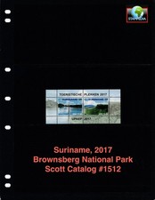 $9.75 Scott Value - 2017 SURINAME National Parks s/s Amazon CV MNH NH UMM