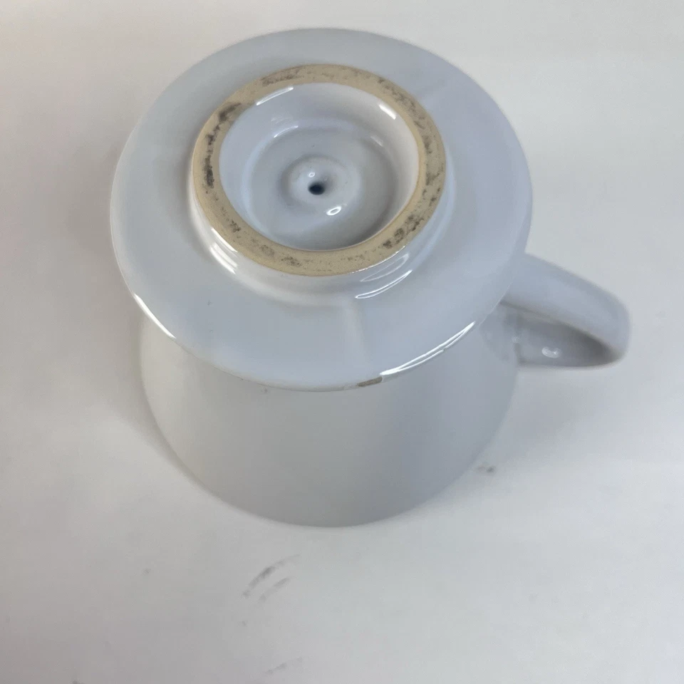 Goteador de café de cerámica estilo Melitta blanco 1 agujero Foto 3 de 4