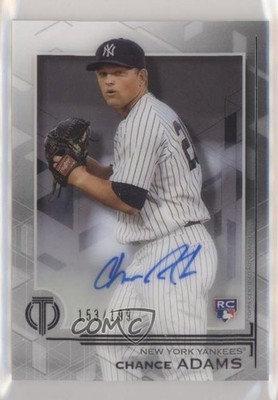 2019 Topps Tribute 153/199 Chance Adams #TA-CA Rookie Auto RC fm0