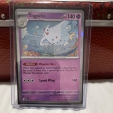 Pokémon Togekiss Cosmos Holo Scarlet & Violet 072/191 Stage 2 HP 140 Speed Wing