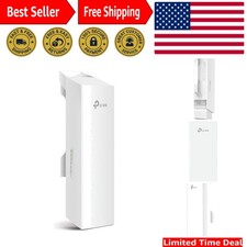 Advanced 2.4GHz N300 CPE with 9dBi Antenna  Passive PoE Injector  Outdoor Use