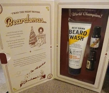 Duke Cannon Supply “The Beard That Stole Christmas” 3pc Gift Set Beard Wash/Oil