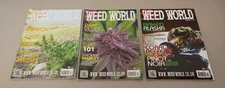WEED WORLD magazine #114, 122, 123 Cannabis Hemp Medicinal Weed Relaxing 