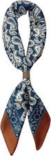 Square Scarf for Men Silk Feel Neck Scarf Satin Bandana Neckerchief Head Scarves