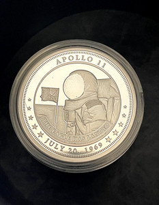 pn613 アポロ11号 月面着陸 メダル sterling silver Apollo Silver | eBay
