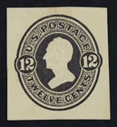 CKStamps: US Cut Square Stamps Collection Scott#U95 Unused H NG Small Thin