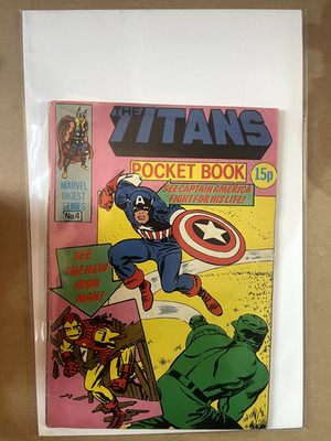 The Titans Pocket Book Issue Number 4 Marvel Digest Series 1980's