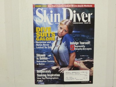 Skin Diver Scuba 2002 February Dive Suits Belize Swanky Escapes 2K