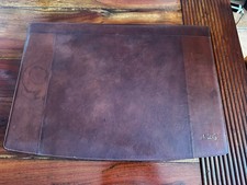 SOTTOMANO DA SCRIVANIA IN PELLE  VINTAGE FIORENTINO