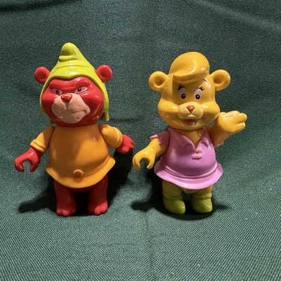 Vintage Fisher Price Gummi Bears Figures - Gruffi & Sunni 1985 Disney Ships Free