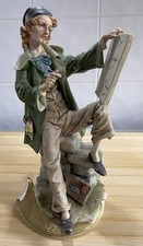 Superb Capodimonte Porcelain Sculpture of an Artist,  L’ Abbozzo (The Sketch)