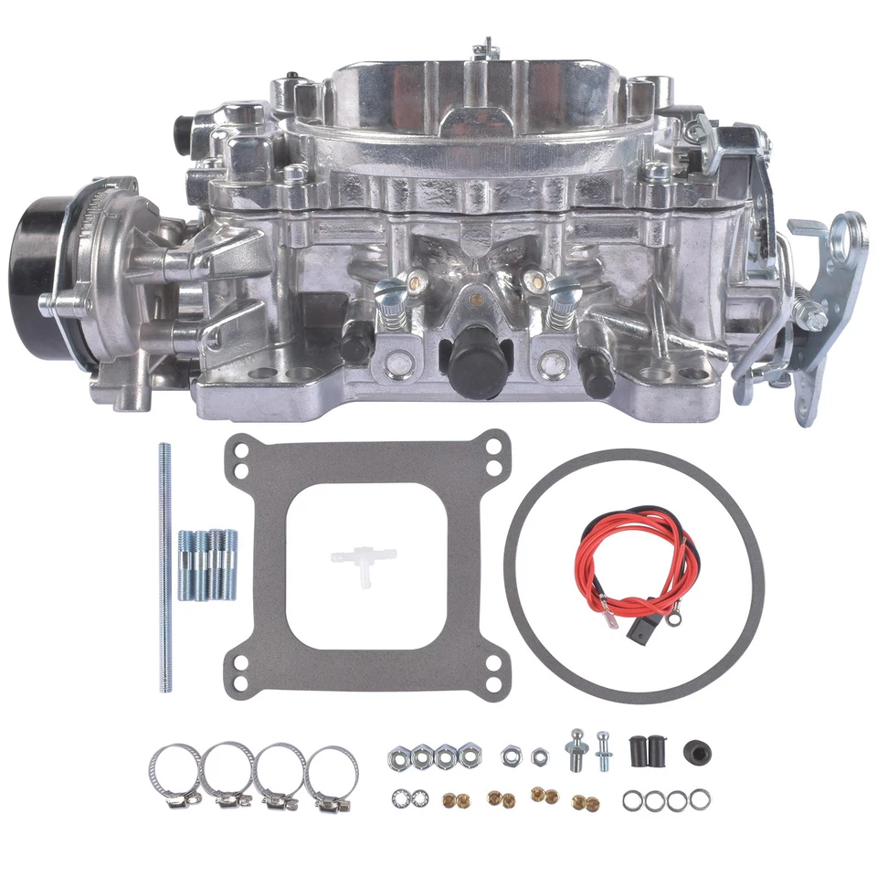 Carburador universal de 4 barriles de diámetro cuadrado para obturador eléctrico Performer 600 CFM Foto 4 de 4