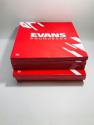Bulk 6x Evans Drumhead Drum Snare Side 300 1PLY Uncoated 3MIL Clear 10''