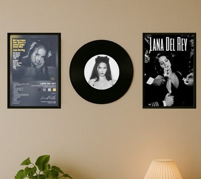 Set zwei Gemälde Lana Del Rey Did You Know That There's A Tunnel Under Ocean Blvd