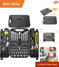 Convenient 95 Piece Mechanics Tool Set with Carrying Case for DIY Projects