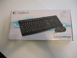 BN Logitech MK120 Wired Keyboard and Mouse Combo