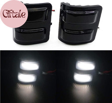 2PCS LED Side Mirror Marker Light Turn Signal Lamp for 2008 to 2016 Ford F250 F3