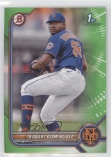 2022 Bowman Prospects Neon Green Border 189/399 Robert Dominguez #BP-51 0pl9