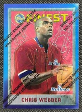 1995-96 Topps Finest W/Peel Chris Webber #144 Washington Bullets