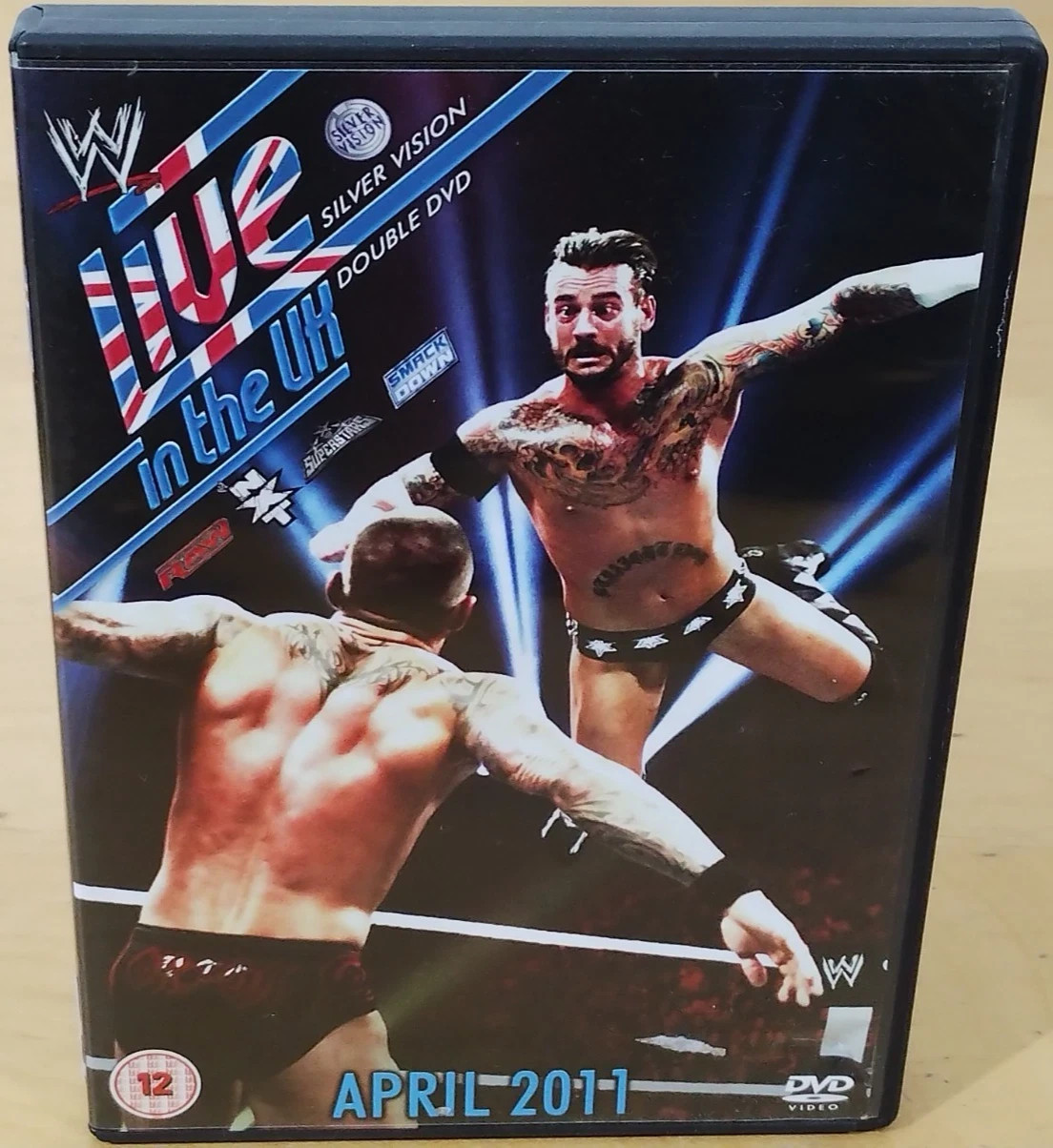 WWE Wrestling - Live In The UK April 2011 2 Disc DVD PAL in VGC Silver Vision